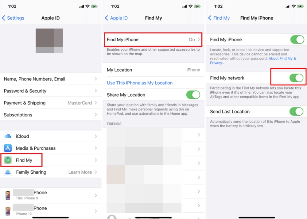 How to Enable or Disable iPhone Findable 