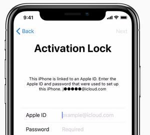 iPhone Ask for Activation Lock Credential