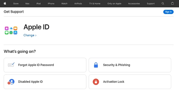 Disabled Apple ID