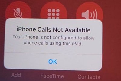 Your iPhone is Not Configured to Allow Calls 