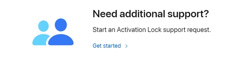 Ask Apple for Activation Lock Removal 