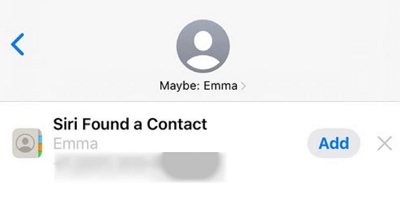 Maybe Contacts Mean on iPhone