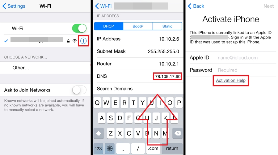 Use iCloud DNS Bypass