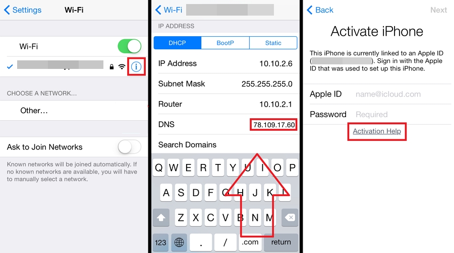 Using iPad DNS Bypass 