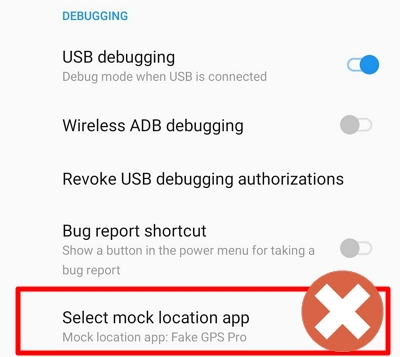 Select mock location app