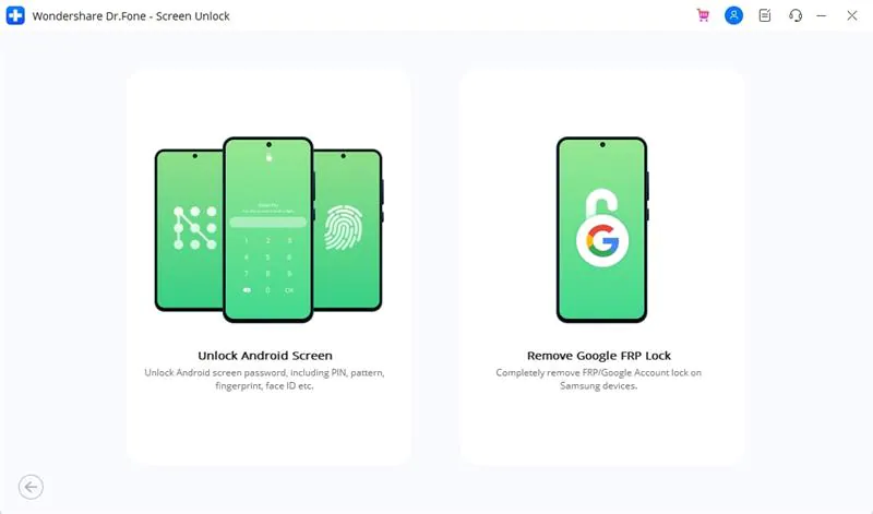 Dr. Fone Screen Unlock (Android)