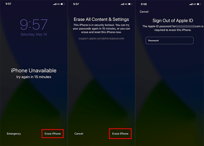 Erase iPhone