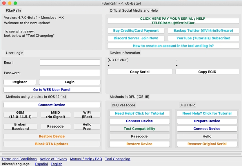 How to Use F3arRa1n 
