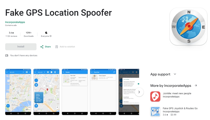 Trick ADP Location on Android using Fake GPS Location Spoofer app