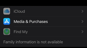 family information is not available
