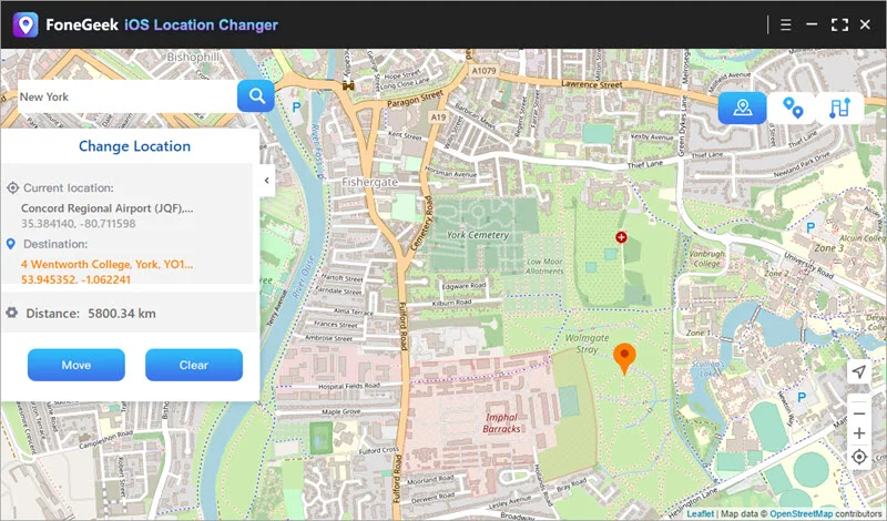 FoneGeek iOS Location Changer 