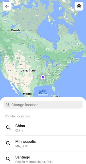 Select Your Target Region