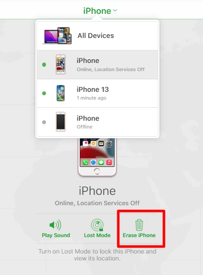 Unlock the Locked iPhone Via iCloud