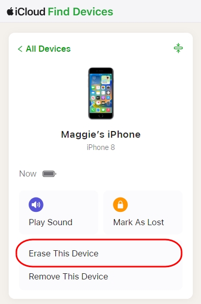 Turn off Screen Time without Passcode Using iCloud.com 