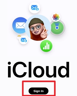 iCloud website