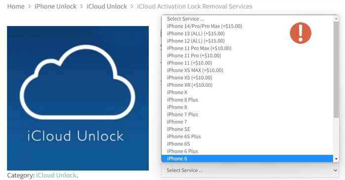 IMEI iCloud Unlock 