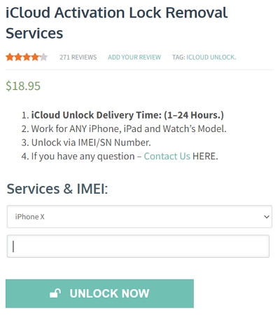 IMEI iCloud Unlock 