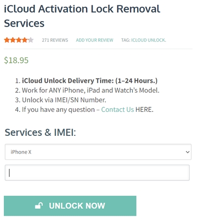 Online Service for iCloud Activation Lock Removal