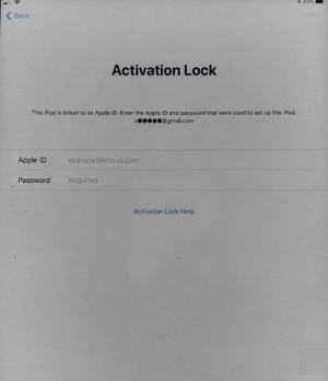 iPad Activation Lock