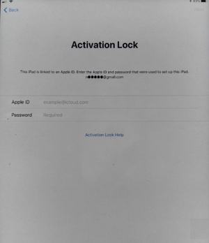 iPad Activation Lock