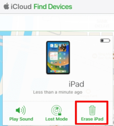 Reset Disable iPad Using Find My iPhone 