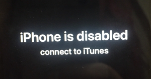 iPhone Disabled