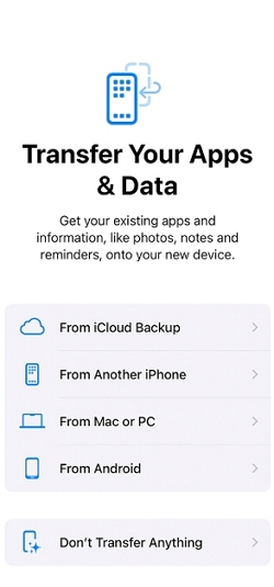 Transfer Your Apps & Data