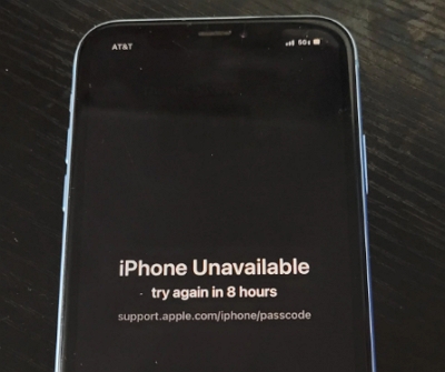 iPhone Unavailable, Try Again in 8 Hours