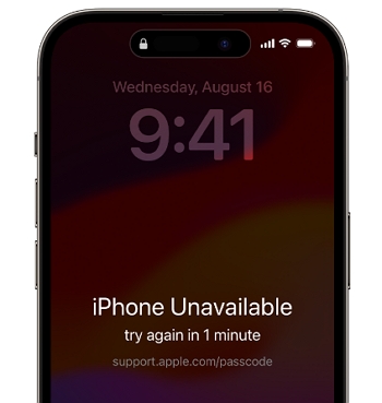 iPhone Unavailable