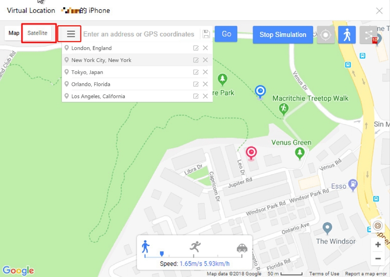 iTools Virtual Location Map Not Loading