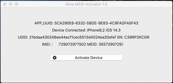 Mina MEID Activator