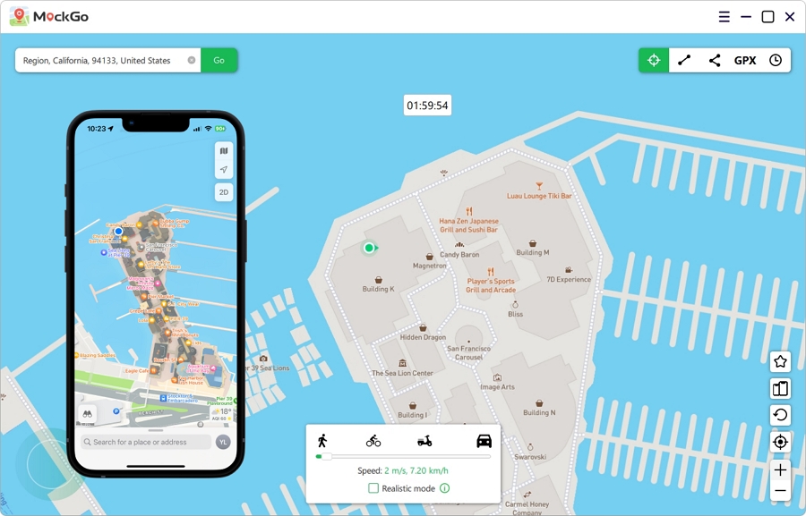 Now open the Map app on your device 