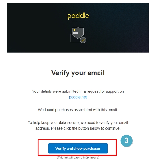 Check your email