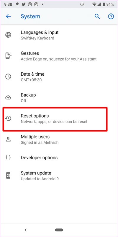 Reset Location Settings on Android Device 