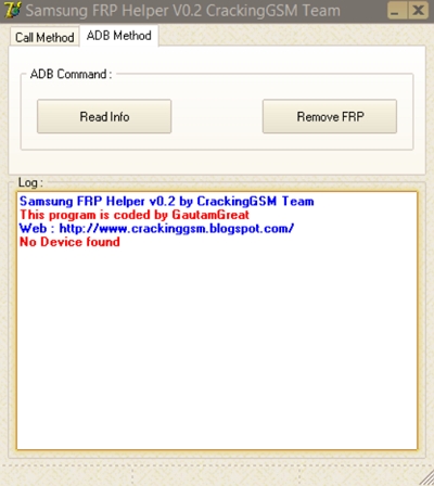 Using ADB FRP Method