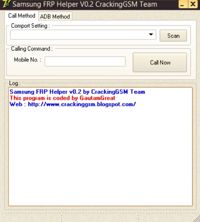 Using the FRP Call Method: 