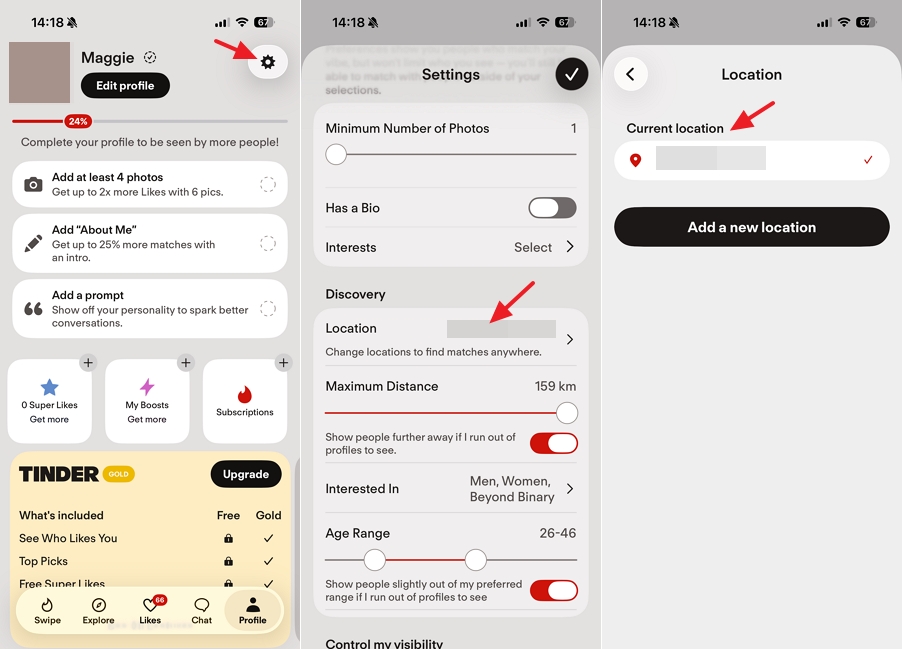 Turn Off Passport Mode and Reset to Your Real Location
