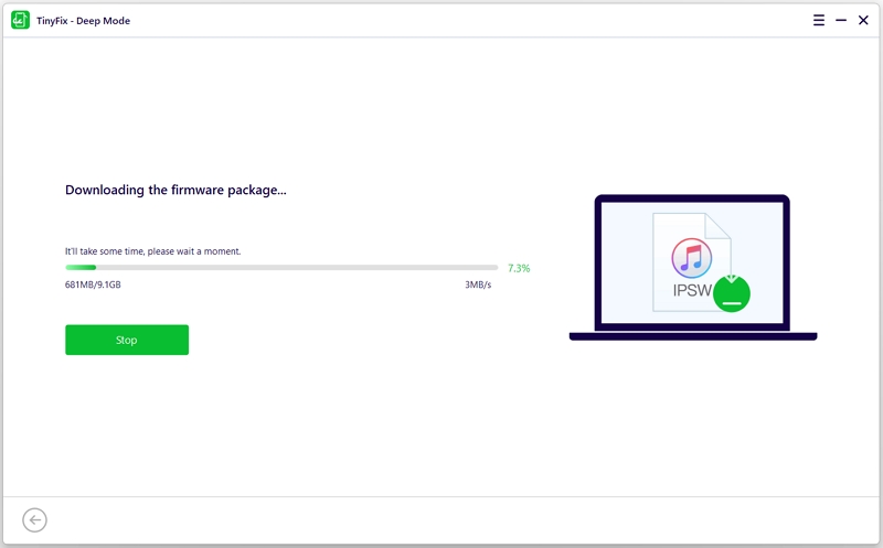 begin downloading the required firmware
