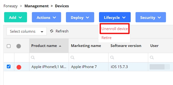 Click "Devices"