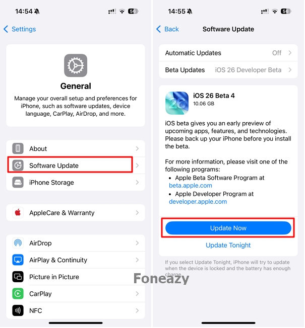 install ios 26 new version