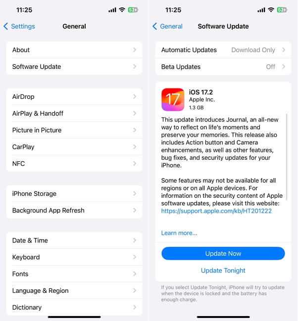Update Your iPhone Software
