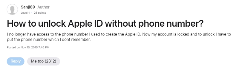 have their Apple IDs locked