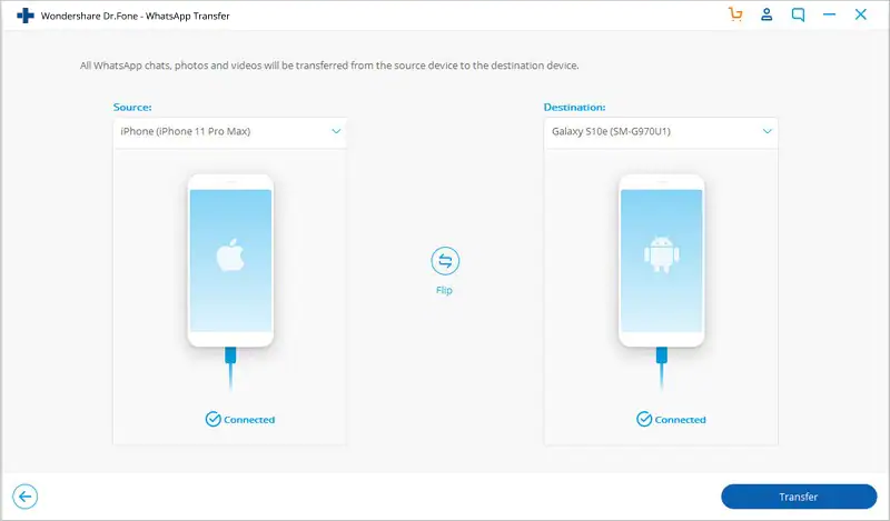 connect both devices to the computer