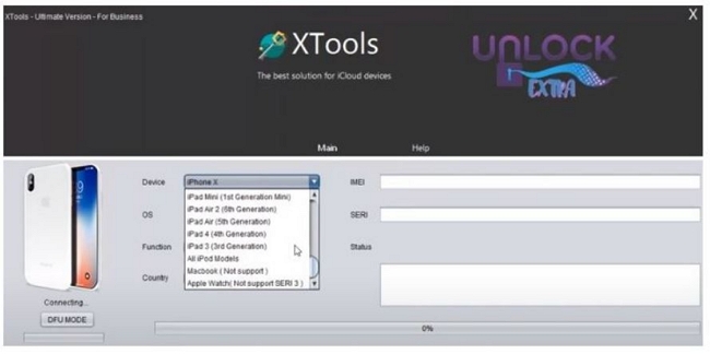 How to Use Xtools Ultimate to Unlock iCloud 