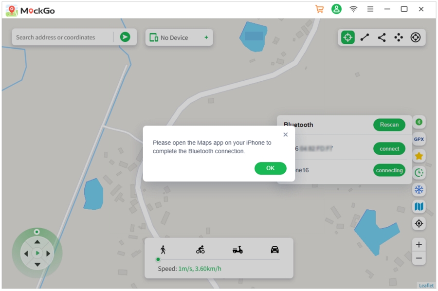 Open the Maps app on your iPhone