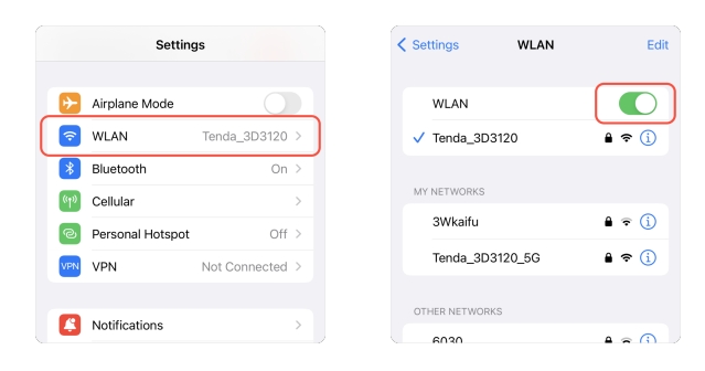Make Sure Your Device and Computer Are on the Same Wi-Fi Network