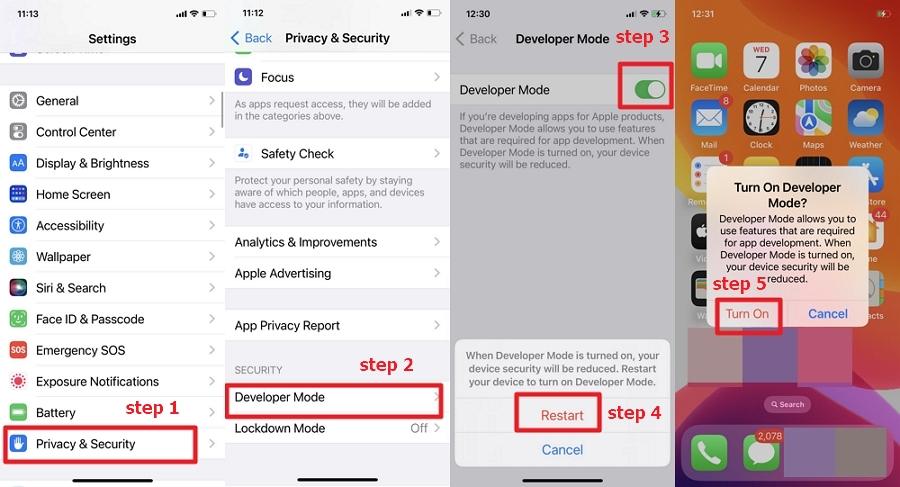 How To enable Developer Mode