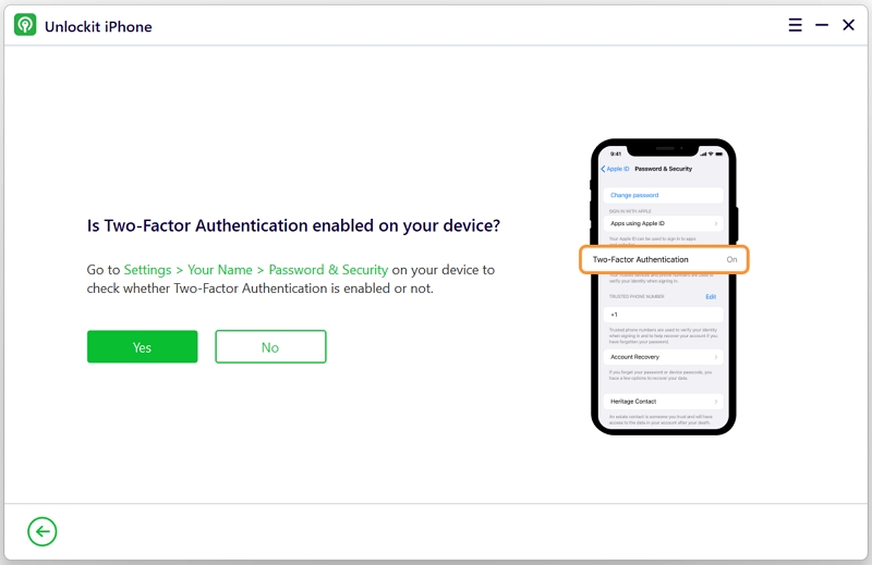 confirm two-factor authentication