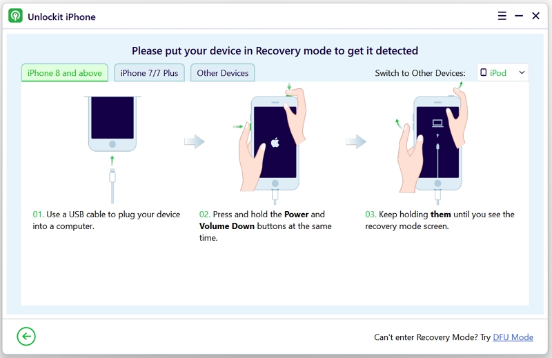 put your device into Recovery Mode