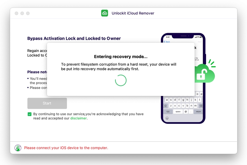 poner automáticamente su dispositivo en modo de recuperación